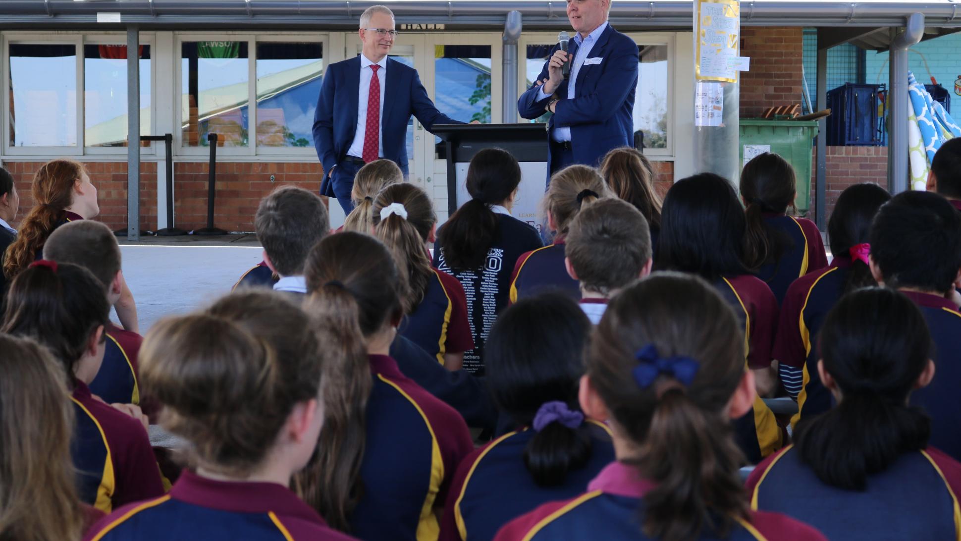 Visiting Knox Grammar Prep and Lindfield East Public School Paul